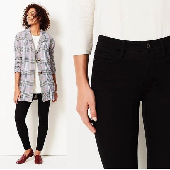 J. Jill Premium Flex High Rise Denim Legging Size 4 - Picture 3 of 10